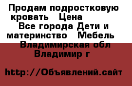 Продам подростковую кровать › Цена ­ 4 000 - Все города Дети и материнство » Мебель   . Владимирская обл.,Владимир г.